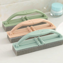 Load image into Gallery viewer, Folding Brush with Handle Household Strong Decontamination Tile Glass Cleaning Brush Sponge