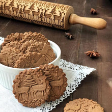 Load image into Gallery viewer, Christmas 3d Rolling Pin
