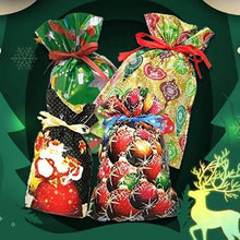 Load image into Gallery viewer, Drawstring Christmas Gift Bags 15 Sets