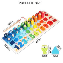 Load image into Gallery viewer, Educational Wooden Counting Toy