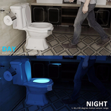Load image into Gallery viewer, Motion Sensored Toilet Seat LED Light
