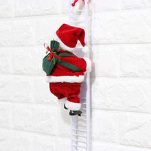 Load image into Gallery viewer, Electric Climbing Ladder Santa Claus Christmas Figurine Ornament Decoration Gifts
