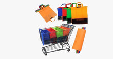 Load image into Gallery viewer, Foldable Reusable Shopping Cart Bags 4pcs