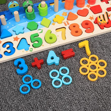 Load image into Gallery viewer, Educational Wooden Counting Toy