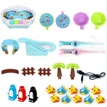 Load image into Gallery viewer, Fishing Penguin Interactive Toy