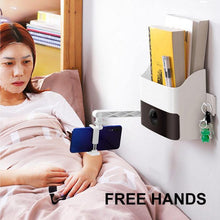 Load image into Gallery viewer, Multi-function Wall Mounted Bedside Shelf with Phone Holder