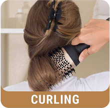 Load image into Gallery viewer, Gold Pro One-Step Hair Dryer Brush