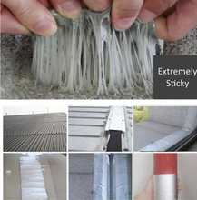 Load image into Gallery viewer, Aluminum Foil Butyl Rubber Tape Self Adhesive Waterproof for Roof Pipe Marine Repair