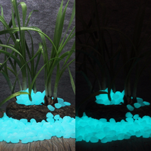 Load image into Gallery viewer, Glow-In-The-Dark Luminous Garden Pebbles - 100pcs