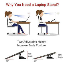 Load image into Gallery viewer, Invisible Portable Folding Laptop Stand