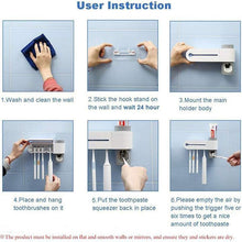 Load image into Gallery viewer, 2-In-1 Ultraviolet Toothbrush Disinfector & Automatic Distributor