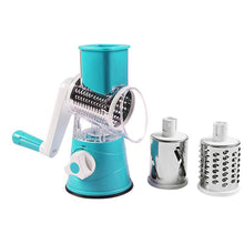 Load image into Gallery viewer, Manual Multifunctional Round Mandoline Slicer Potato Cheese Vegetable Cutter Slicer Kitchen Gadgets