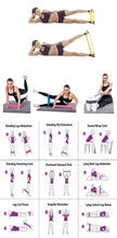 Load image into Gallery viewer, Fitness Resistance Bands Set Of 5