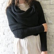 Load image into Gallery viewer, Convertible Scarf Sweater