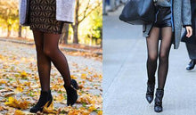 Load image into Gallery viewer, Faux-Sheer Fleece Lined Pantyhose