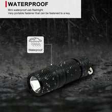 Load image into Gallery viewer, Pocket Mini LED Flashlight USB Rechargeable