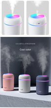 Load image into Gallery viewer, Portable H2O Ultrasonic Air Humidifier with Romantic Light