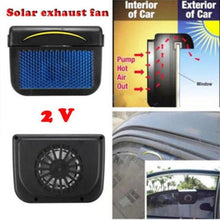 Load image into Gallery viewer, Auto Cooler Solar Fan