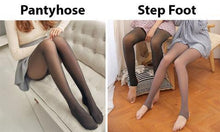 Load image into Gallery viewer, Faux-Sheer Fleece Lined Pantyhose