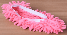 Load image into Gallery viewer, Microfiber Mop Cleaning Slippers - Cleaning made fun