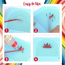 Load image into Gallery viewer, Paper Quilling Board with Pins
