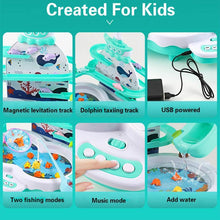 Load image into Gallery viewer, Children's Interactive Fishing Toy Game
