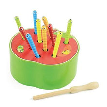 Load image into Gallery viewer, Catch The Worm Wooden Educational Toy Learn From Home
