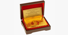 Load image into Gallery viewer, 24K Gold-Plated Playing Cards with Optional Case
