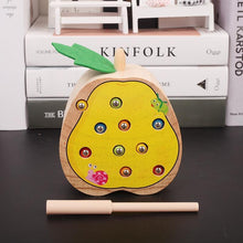 Load image into Gallery viewer, Catch The Worm Wooden Educational Toy Learn From Home

