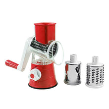Load image into Gallery viewer, Manual Multifunctional Round Mandoline Slicer Potato Cheese Vegetable Cutter Slicer Kitchen Gadgets
