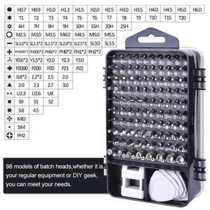 115 In 1 Precision Magnetic Screwdriver Set