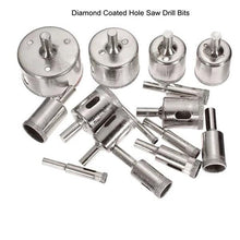 Load image into Gallery viewer, Diamond Glass Drill Bit Set 15pcs

