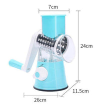 Load image into Gallery viewer, Manual Multifunctional Round Mandoline Slicer Potato Cheese Vegetable Cutter Slicer Kitchen Gadgets
