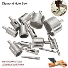 Load image into Gallery viewer, Diamond Glass Drill Bit Set 15pcs
