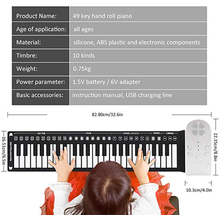 Load image into Gallery viewer, Hand roll portable piano

