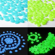 Load image into Gallery viewer, Glow-In-The-Dark Luminous Garden Pebbles - 100pcs
