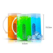 Load image into Gallery viewer, Luminous Double-layer Refrigerated Glass Beer Mug
