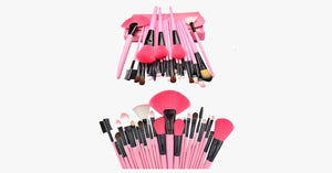 24 Piece Pink Glory Brush Set