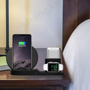 3 in 1 Fast Wireless Charger Dock Station