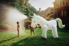 Load image into Gallery viewer, Gigantic Unicorn &amp; Elephant Backyard Sprinkler
